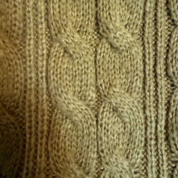 LUXURY WOODEN SHIPS WOOL TUBE SCARF infinity mustard color mohair blend unisex - Picture 12 of 14